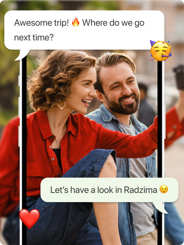 Screenshot of mobile app